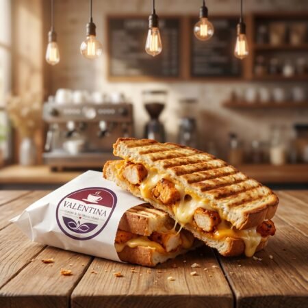 Chicken Tikka Cheese Panini